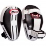 Twins Special KPL11 Пады Тайские "Curved Leaf Kick Pads" Тайский Бокс Черно-Белые